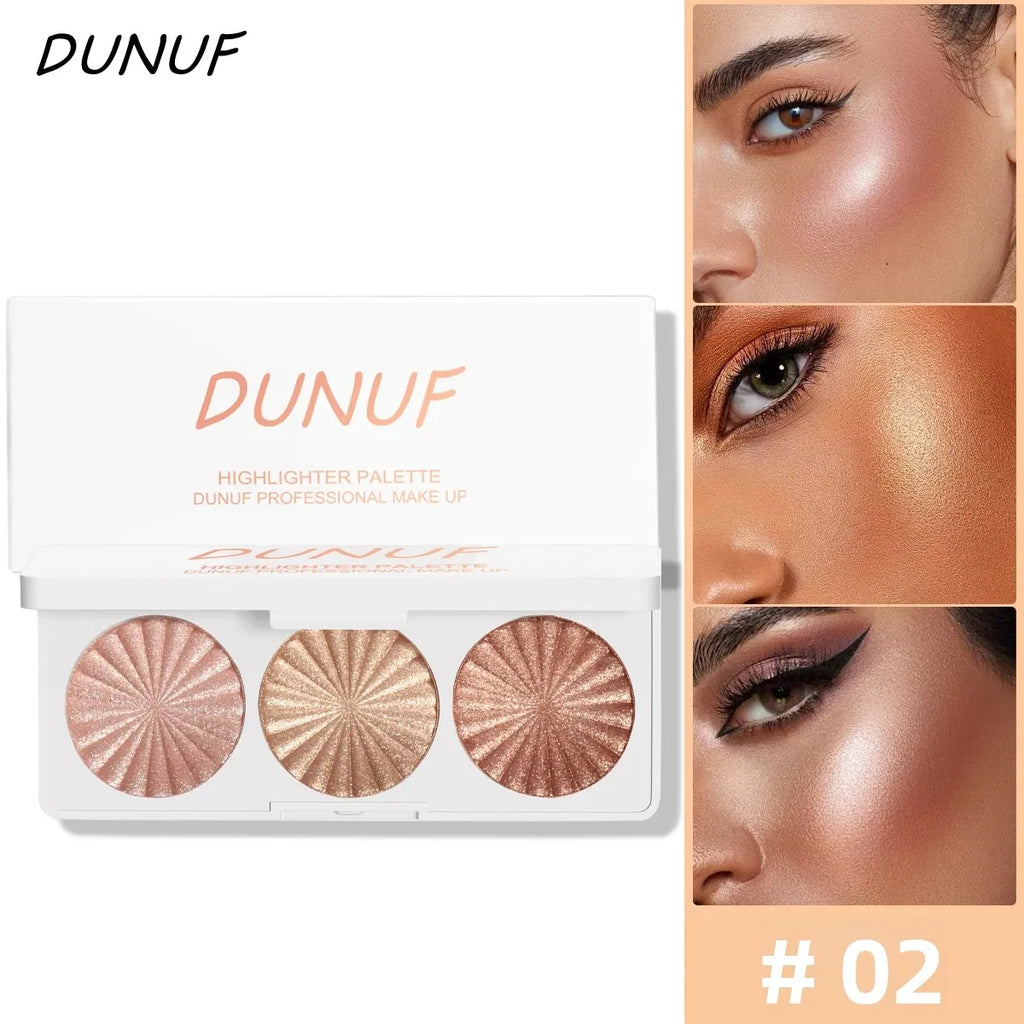 Highly Pigmented Waterproof Baked Highlighter Palette Blush Contour 4in1 Face Makeup Long Lasting Beauty Cosmetics - AliExpress 66