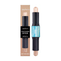 2 in 1 Contouring Stick Brighten and Plump Face Natural Contouring of Facial Contours Waterproof Long-Lasting Highlight Makeup