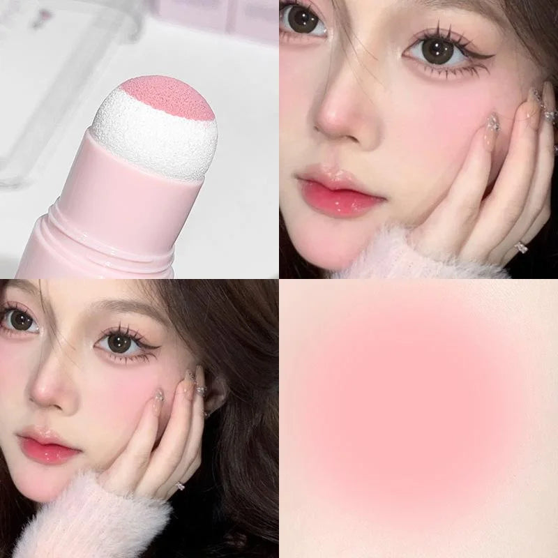 ZVEV Cloud Soft Matte Blush Stick - Vibrant and Moisturizing Korean Style Brightens Lips and Cheeks - AliExpress 66