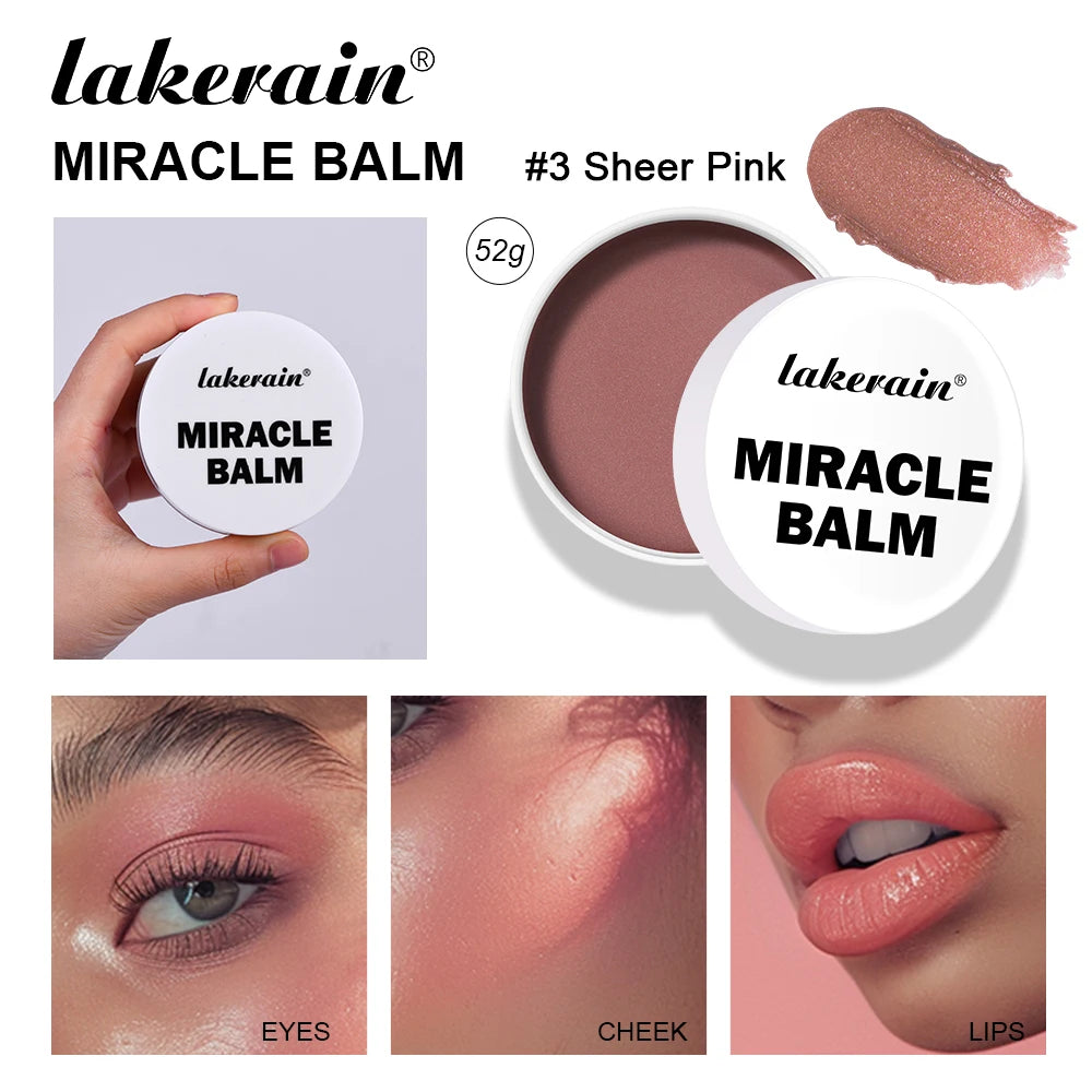 3 In 1 Solid Pearl Blush Cream Monochrome Woman Blush Paste Cheek Ulti-purpose For Eyes Lips Makeup Blush Stick Korean Cosmetics - AliExpress 66