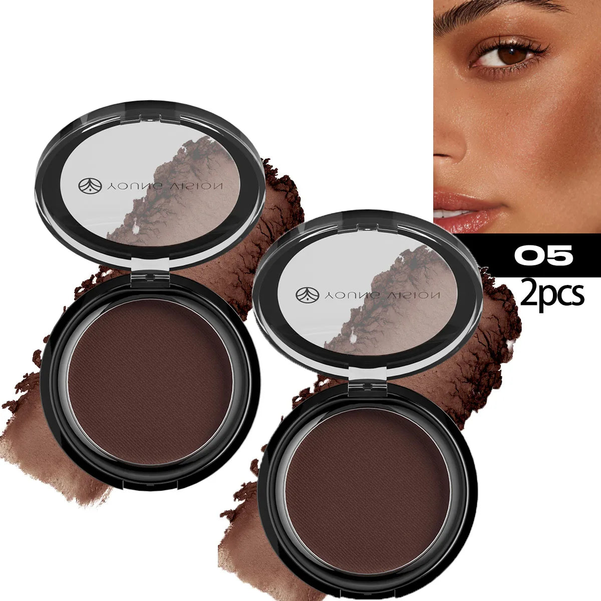 Woman makeup 6-Color Matte Bronze Powder Velvety Smooth Natural Setting Powder Makeup - AliExpress 66