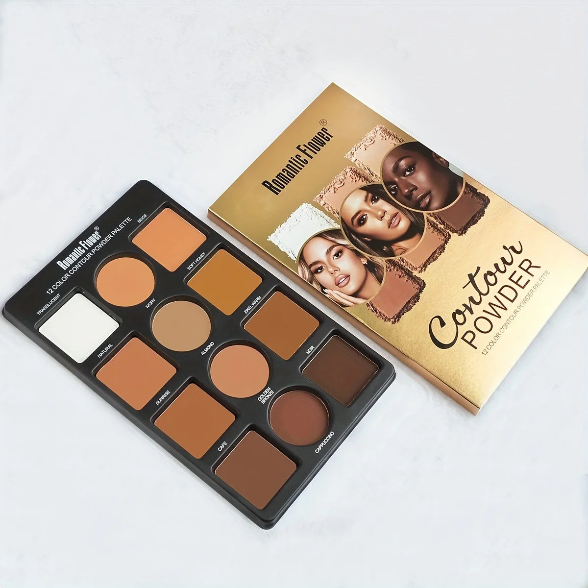 12 Colors Matte 3D Contour Pressed Powder Repair Tray Concealer Highlight Brighten Women Cosmetics Beauty Makeup - AliExpress 66