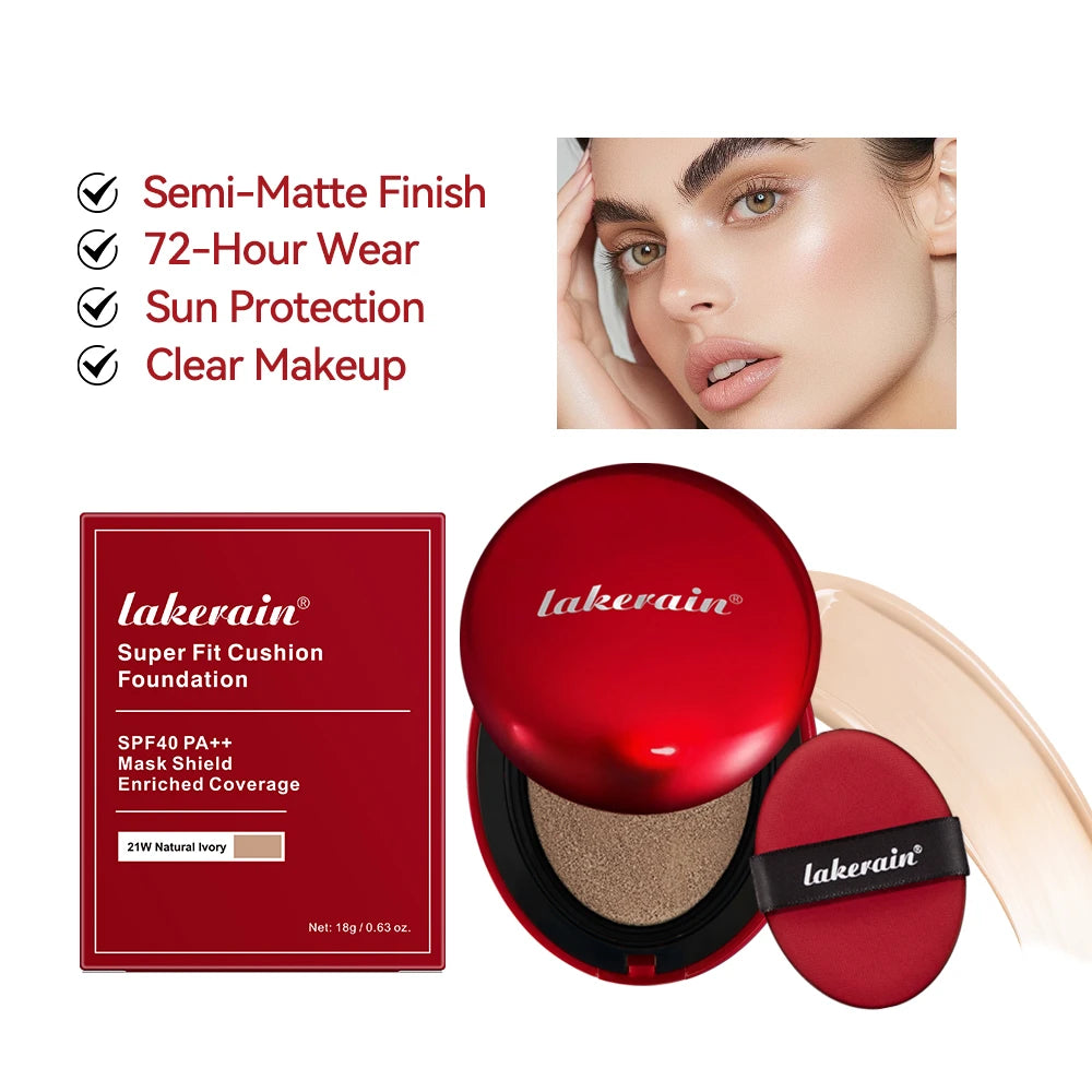 Lakerain Cushion Foundation Semi-Matte 72-Hour Wear