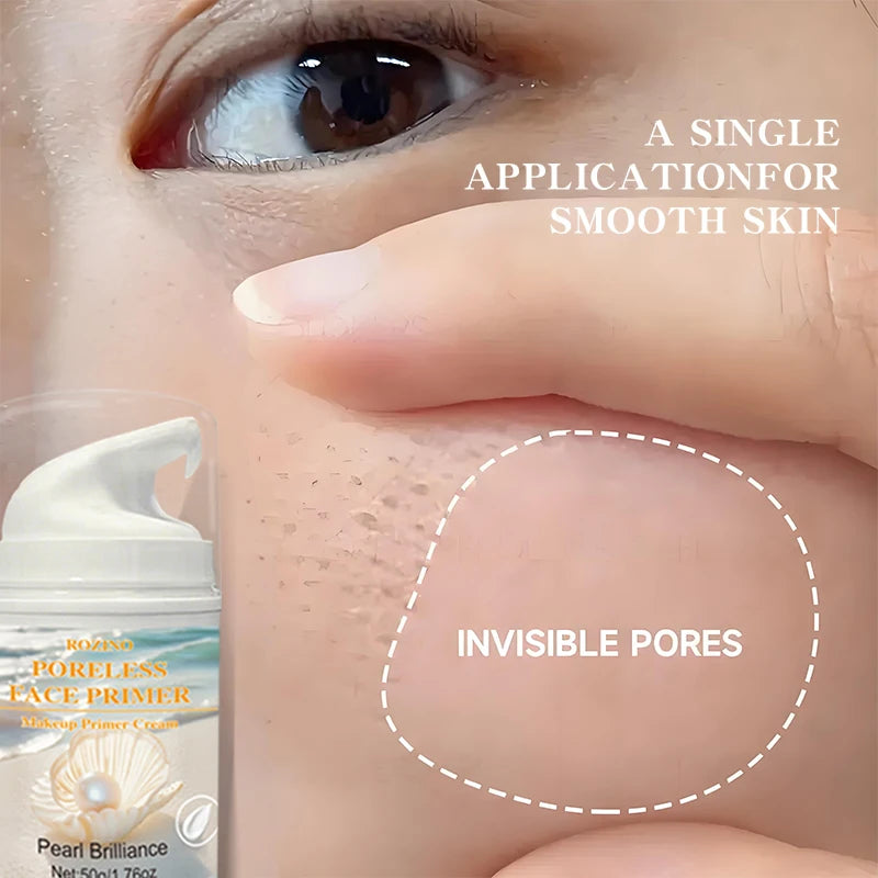 Rozino Pore-hiding & Mild Oil-control Primer, Perfectly Illuminating, Long-lasting Oil Control Without Greasiness, Create Makeup