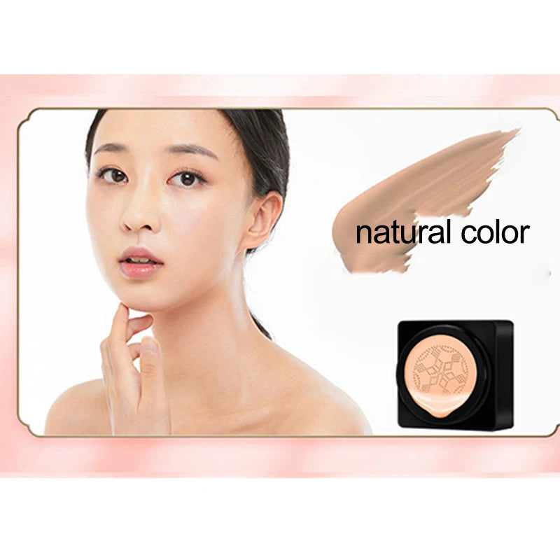 Mushroom Air Cushion Plant Nourishing BB Cream Concealer Moisturizing Foundation Fluid Isolating Plain CC Cream - AliExpress 66