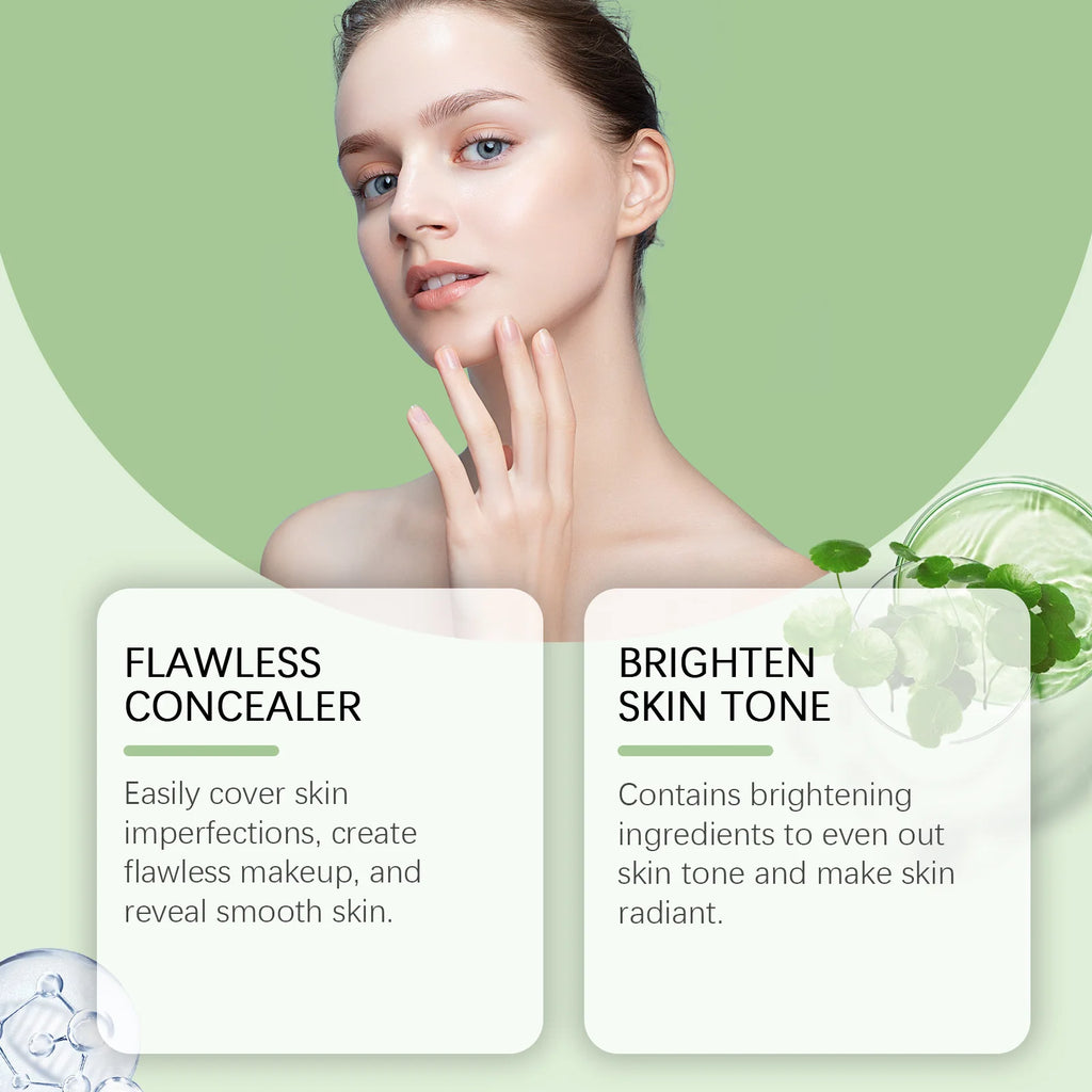 Centella Asiatica CC Cream Repair Redness Damage Smoothing Moisturizing Brighten Sunscreen Concealer Skincare Makeup Foundation - AliExpress 66