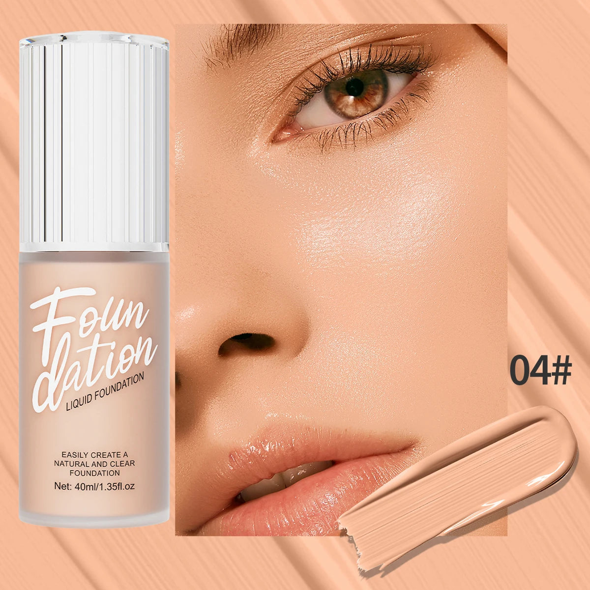 Waterproof Matte Liquid Foundation Provides Strong Coverage for Dark Circles Brightens and Evens Skin Tone and Doesn T Cake - AliExpress 66