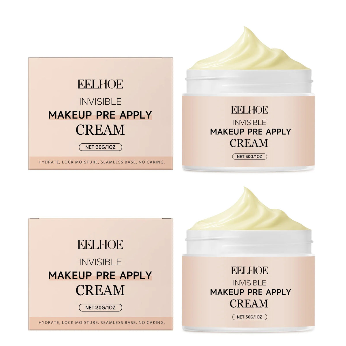 Pre Primer Invisible Makeup Waterproof Minimize Pore Brightening Skin Tone Natural Isolation Pre Apply Cream Primer Makeup 30g - AliExpress 66