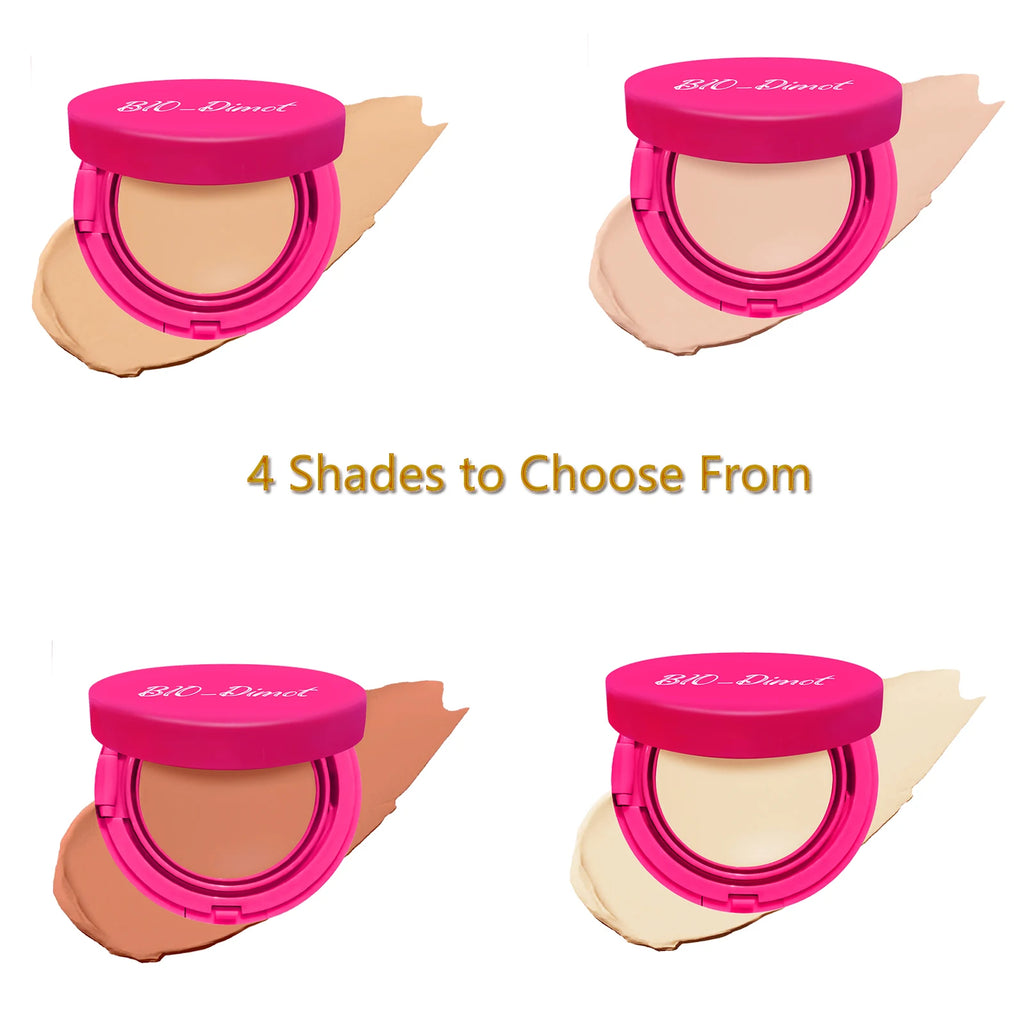 Full Coverage Matte Foundation Balm 20g with Puff, Moisturizing Concealer for Flawless Finish, Suitable for All Skin Types - AliExpress 66