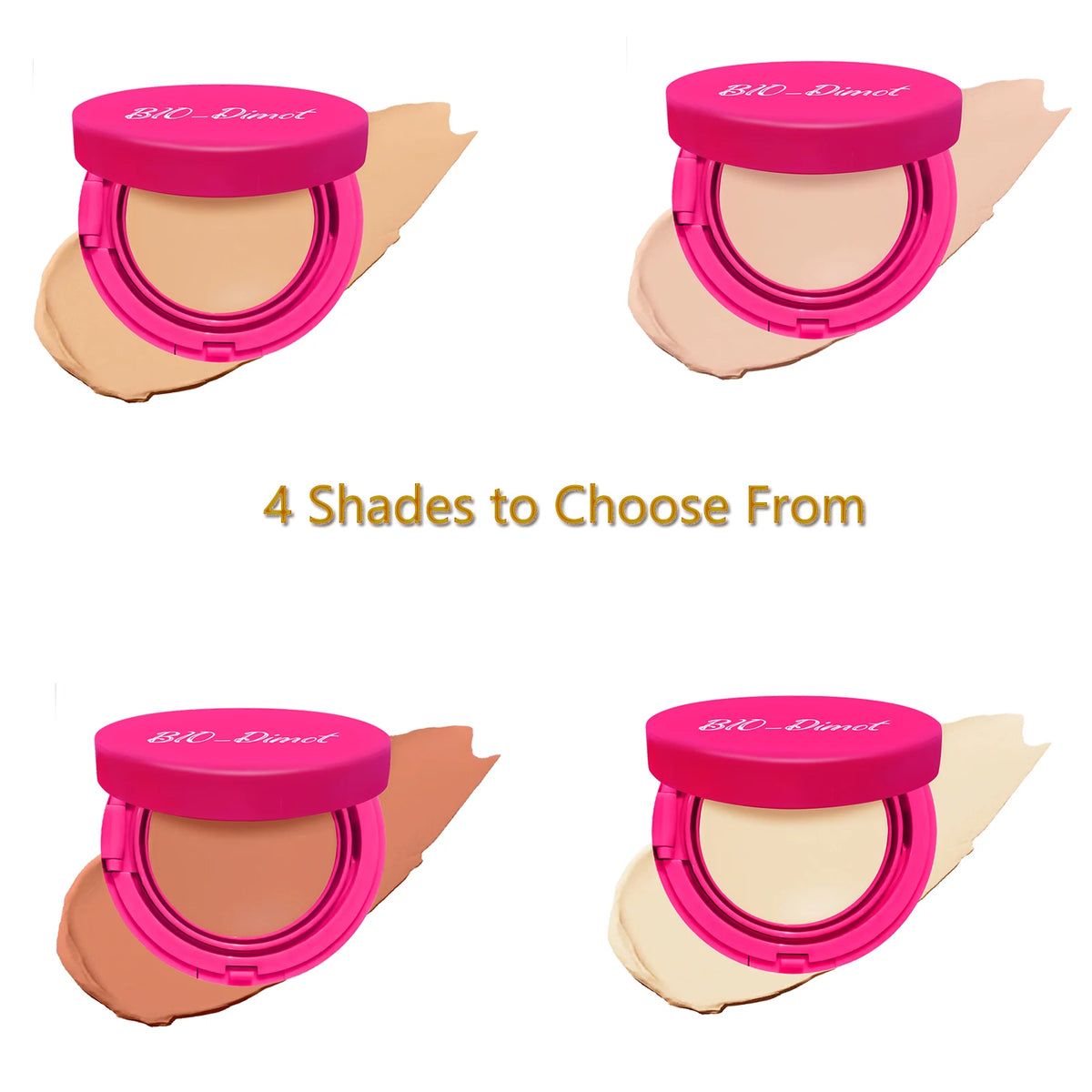 Full Coverage Matte Foundation Balm 20g with Puff, Moisturizing Concealer for Flawless Finish, Suitable for All Skin Types - AliExpress 66