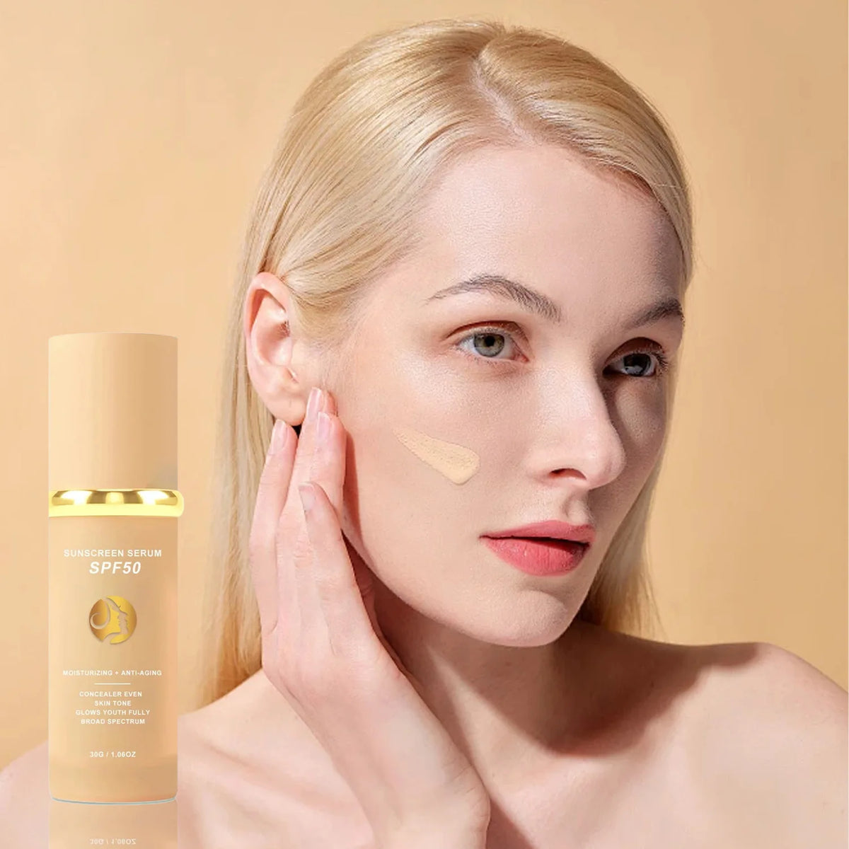 4-in-1 Foundation Liquid Makeup 4 In 1 Foundation Light Spectrum Sunscreen Serum Liquid Hydrating Full Coverage Concealer SPF 50 - AliExpress 66
