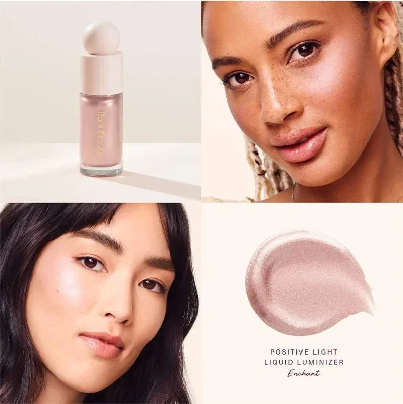 Rare Beauty Shimmer Highlighter Blush Powder Natural Glow Silky Smooth Longwear Brighten Skin Easy Blend Multi-use Cheek Makeup - AliExpress 66