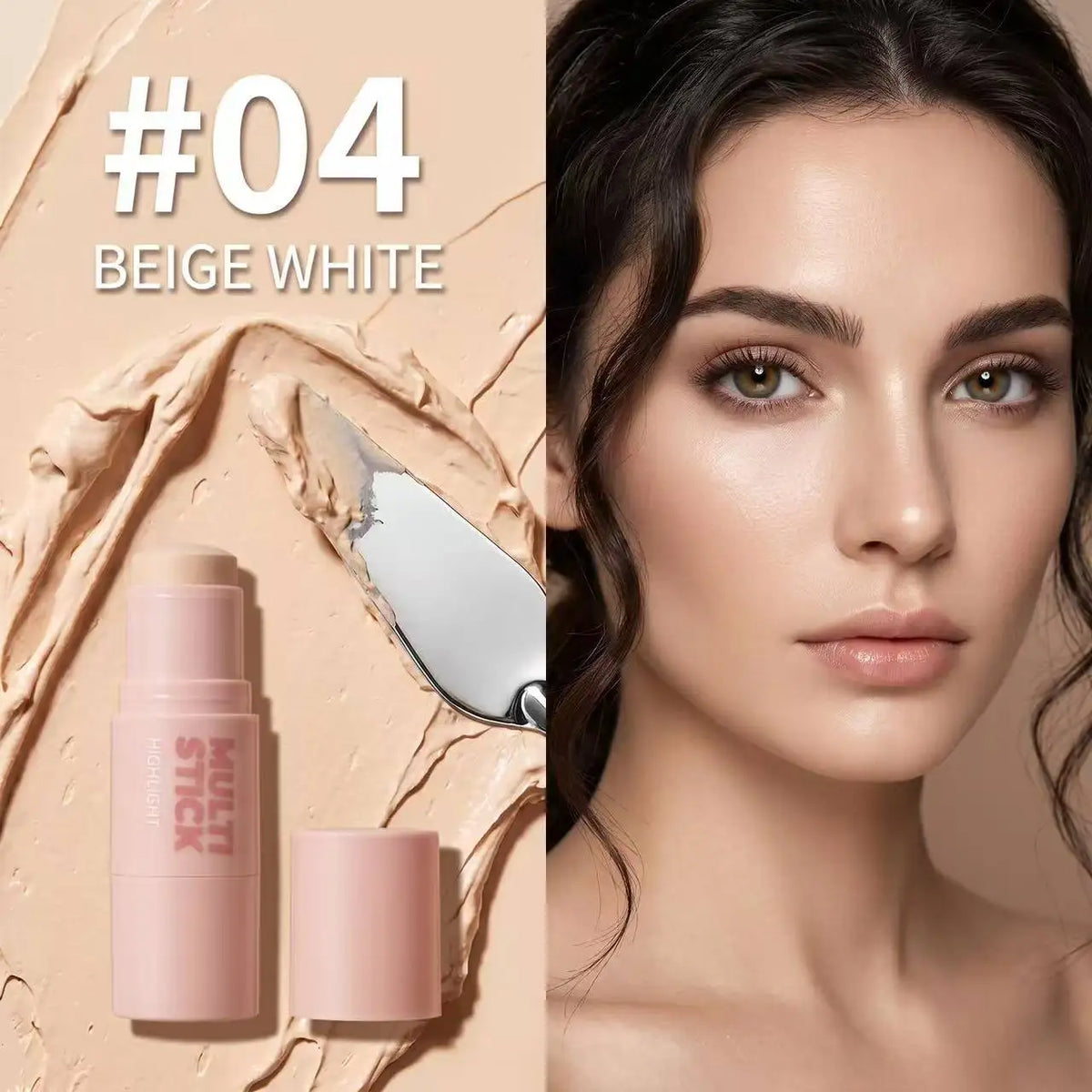 Herorange Dual Tip Face Sculpting Stick Natural Shading Highlight Create Slim V Face Beginner Daily Cosmetic