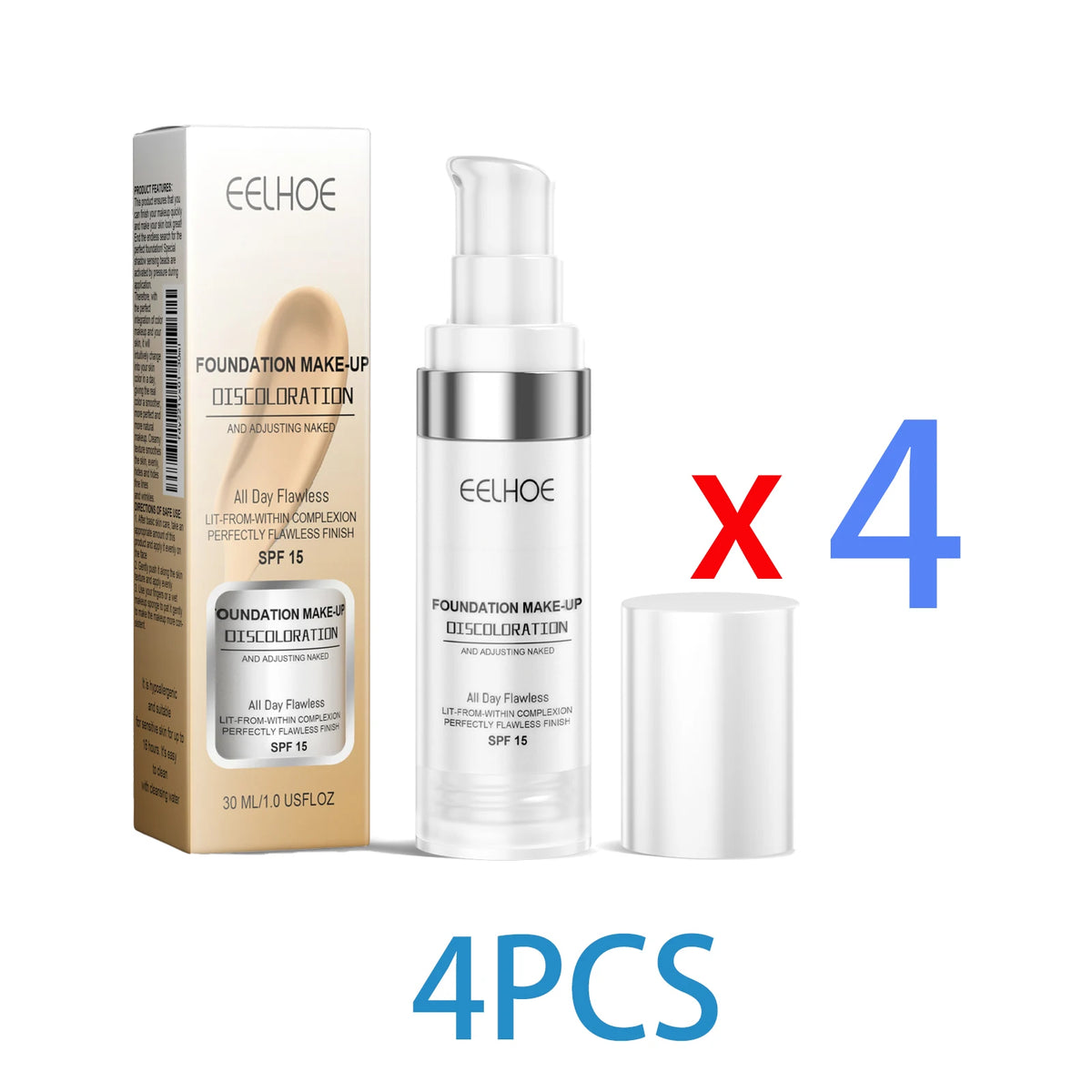 Color Changing Foundation Serum for Natural Glow Lightweight Full Coverage Long Moisturizing Finish 30ml Sensitive Skin Friendly - AliExpress 66