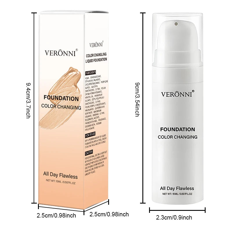 Color Changing Foundation ¨C Temperature Adaptive Liquid Makeup, Water-Resistant Hydrating Formula, Natural Skin-Like Finish - AliExpress 66