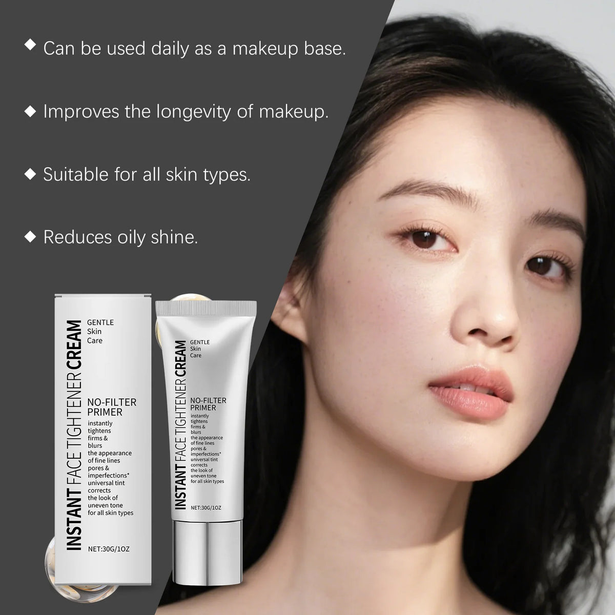 Face Primer Firming Hydrating Tone Correction Reduce Dullness Redness Smoothing Fine Lines Lighten Oil-Control Makeup Base Cream - AliExpress 66