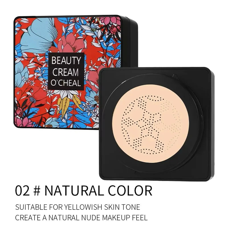 Mushroom Air Cushion Plant Nourishing BB Cream Concealer Moisturizing Foundation Fluid Isolating Plain CC Cream - AliExpress 66