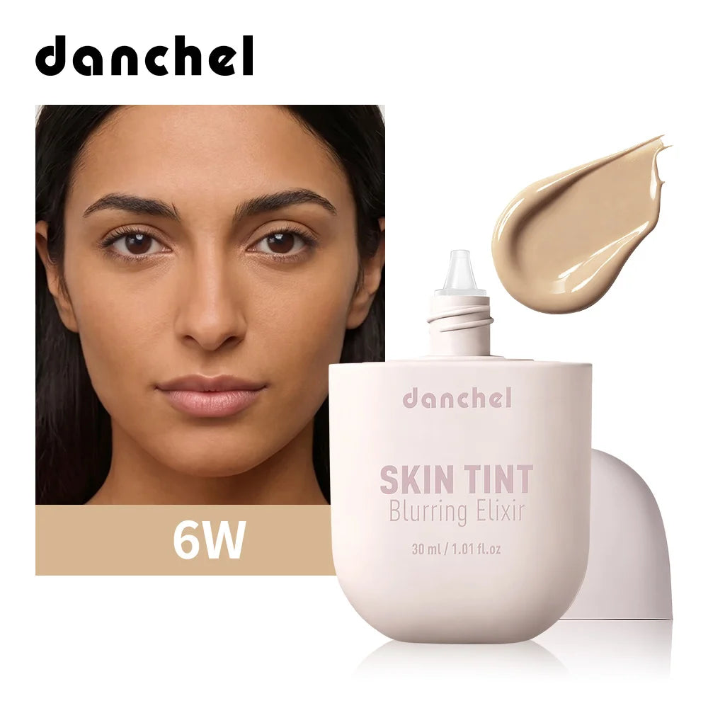 Skin Tint Blurring Elixir Even Skin Tone 12h Long-lasting Natural Finish Hide Pores Fine Lines Lightweight Breathable Skin Tint