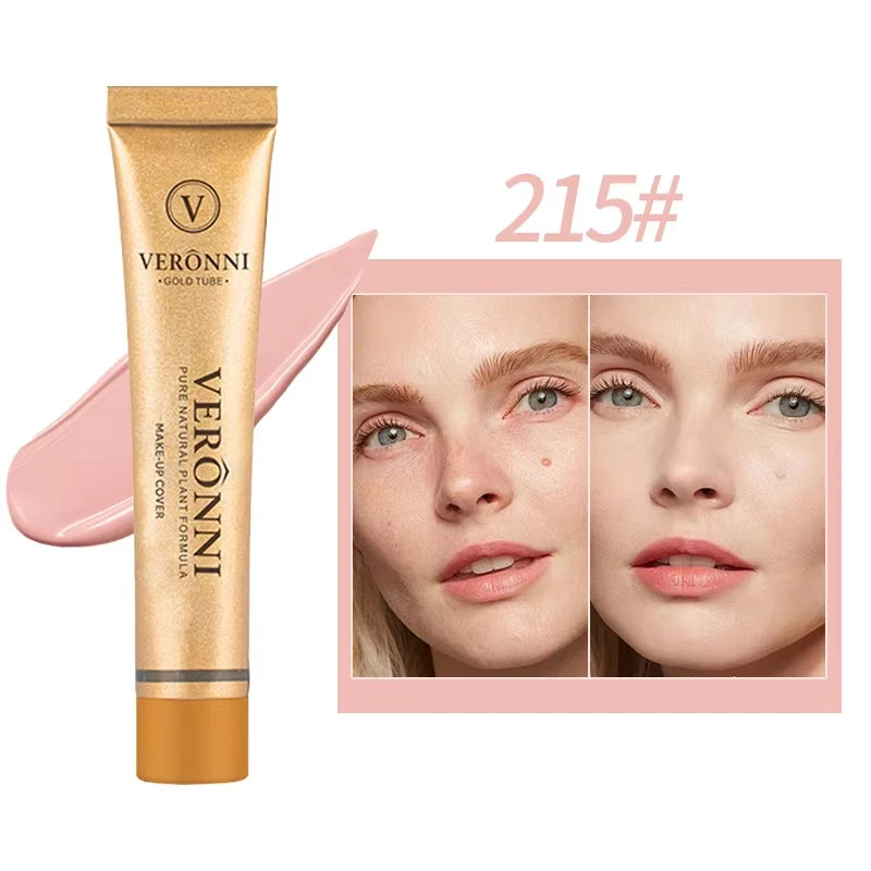 Concealer Makeup, 14 Shades Full Coverage Concealer Tube, Long Lasting Waterproof Concealer for Dark Circles, Acne Scars, Tattoo