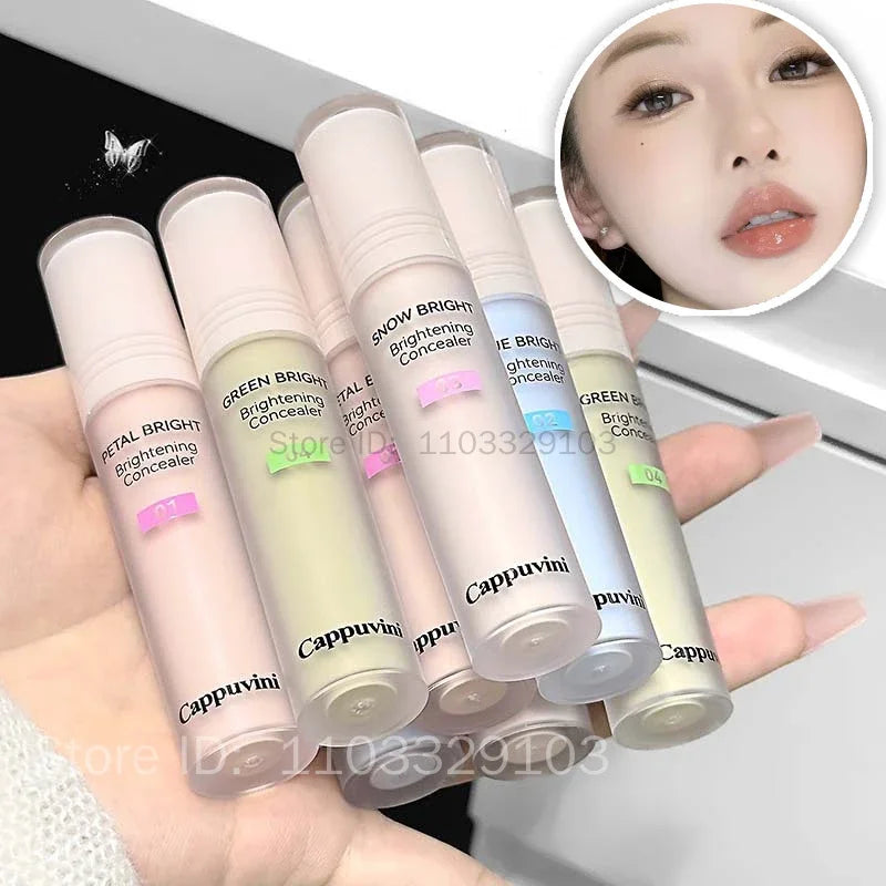Brightening Highgloss Liquid Foundation Concealer Stick Lasting Moisturizing Face Contour Full Coverage Modify Skin Tone Makeup - AliExpress 66