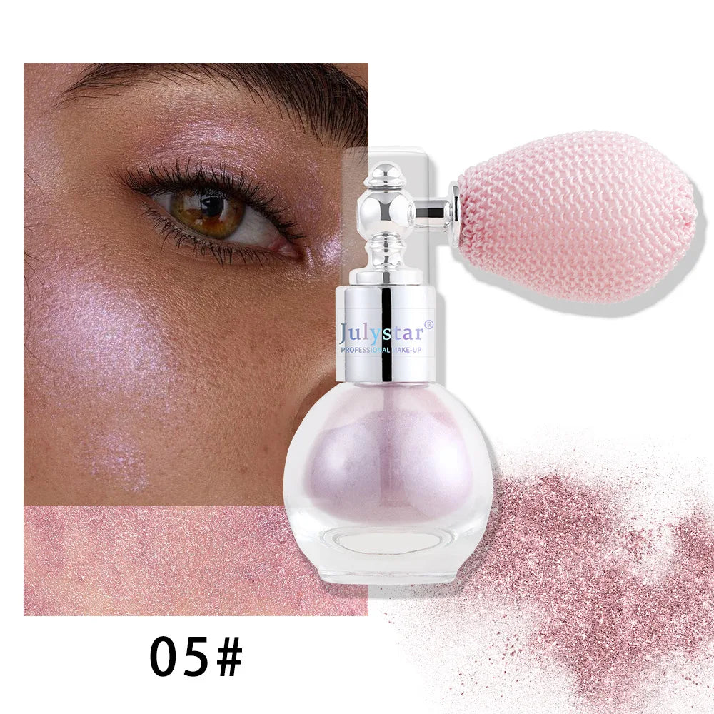 Popular Shimmer Liquid Highlighter Makeup Fine Glitter Brightening Cosmetic for Face Contour and Body Shiny Daily Party Make?up