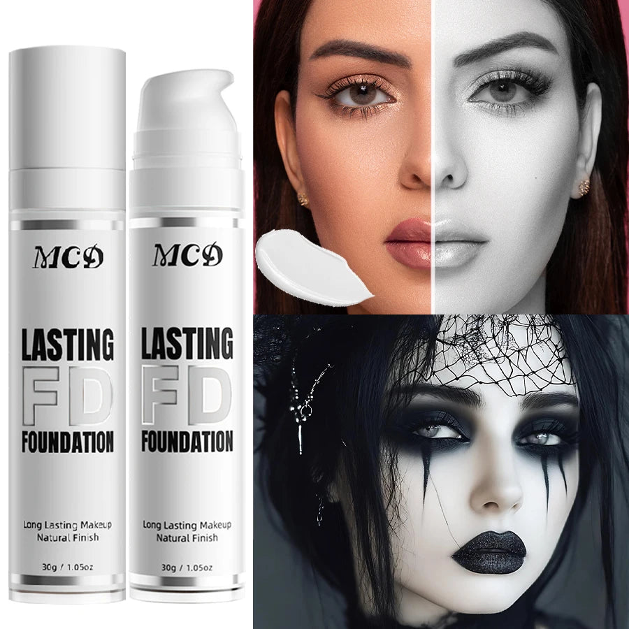 1PC Pure White Liquid Foundation for COS Stage Makeup Long-lasting Concealer Mixable Pure White Base Foundation Makeup Gifts - AliExpress 66