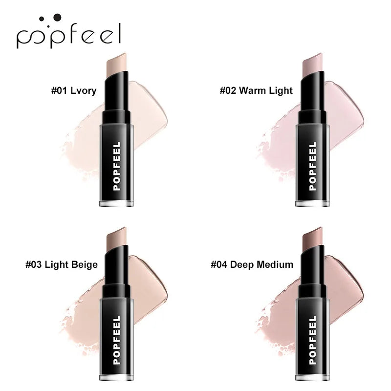 POPFEEL 3D Shimmer Contour Highlighter Cream Concealer Stick Multi-purpose Face Brightening Shading Makeup Cosmetic