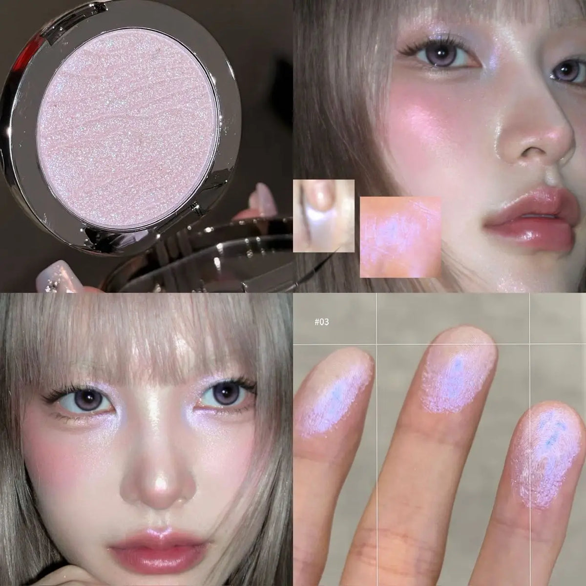 Faiccia Dual Use Eyeshadow Highlighter Sparkling Shimmer Long Lasting Oil Control for Daily Party Looks - AliExpress 66
