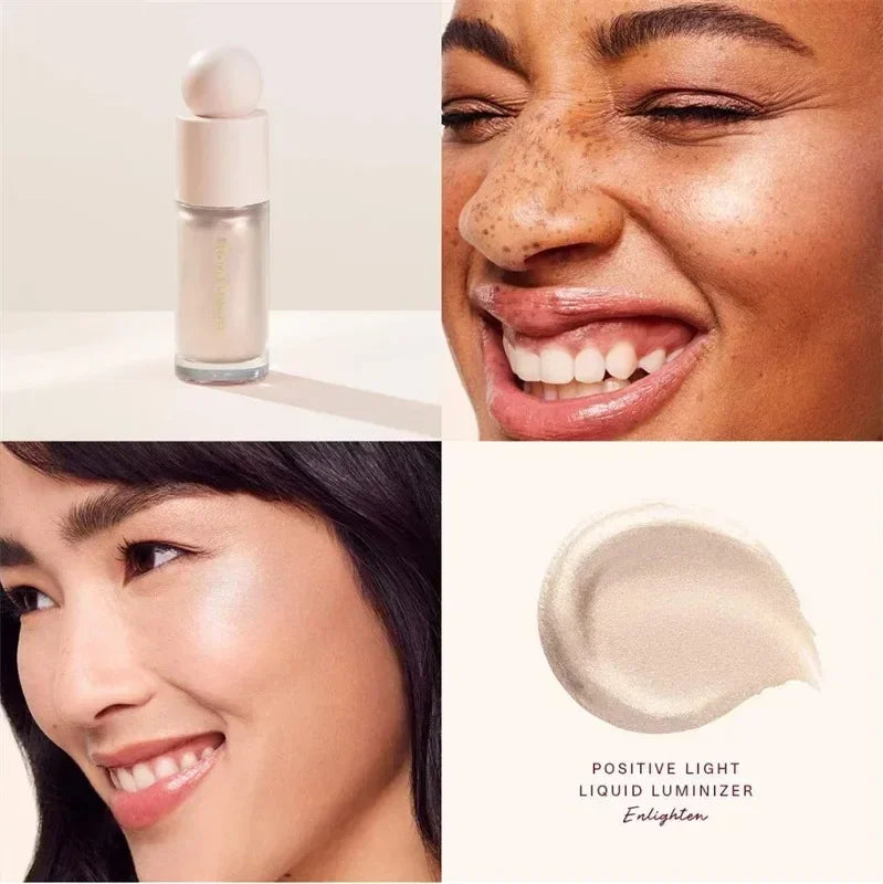 Rare Beauty Shimmer Highlighter Blush Powder Natural Glow Silky Smooth Longwear Brighten Skin Easy Blend Multi-use Cheek Makeup - AliExpress 66