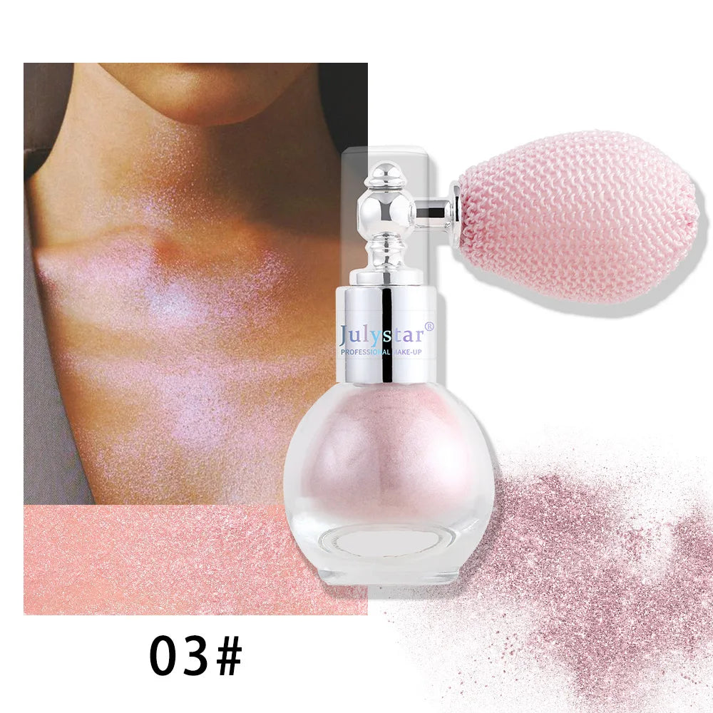 Popular Shimmer Liquid Highlighter Makeup Fine Glitter Brightening Cosmetic for Face Contour and Body Shiny Daily Party Make?up