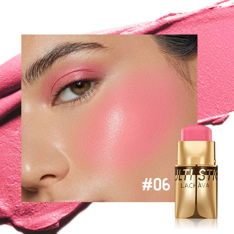 3 in 1 Waterproof Blush Stick For Lips Face Eyes Natural Brightening Makeup Multi Use Beauty Creamy Long Lasting - AliExpress 66