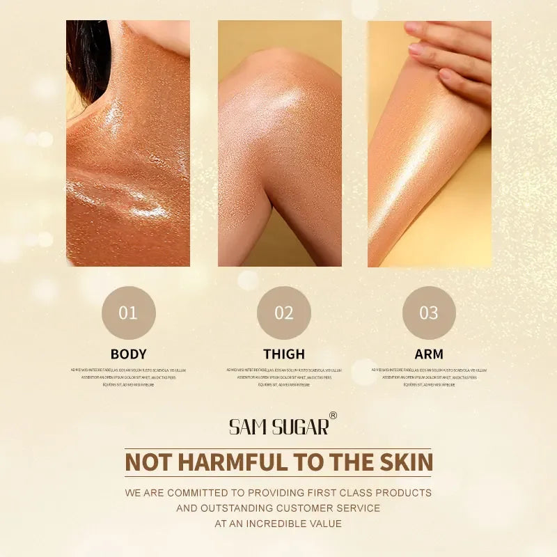 100ml Pearl Rose Gold Body Shimmer Oil Highlighter - Face Brighten Glitter Bronzer Skin Glow Illuminator Makeup Shine Liquid - AliExpress 66