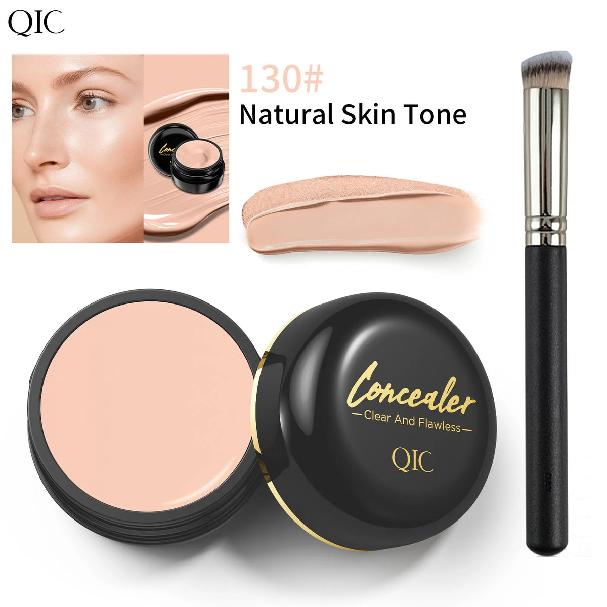 Hydrating Eye Brightening Concealer&Contour Cream-Full Coverage,Long Lasting,Correcting Eye Concealer for a Perfect Look Makeup - AliExpress 66