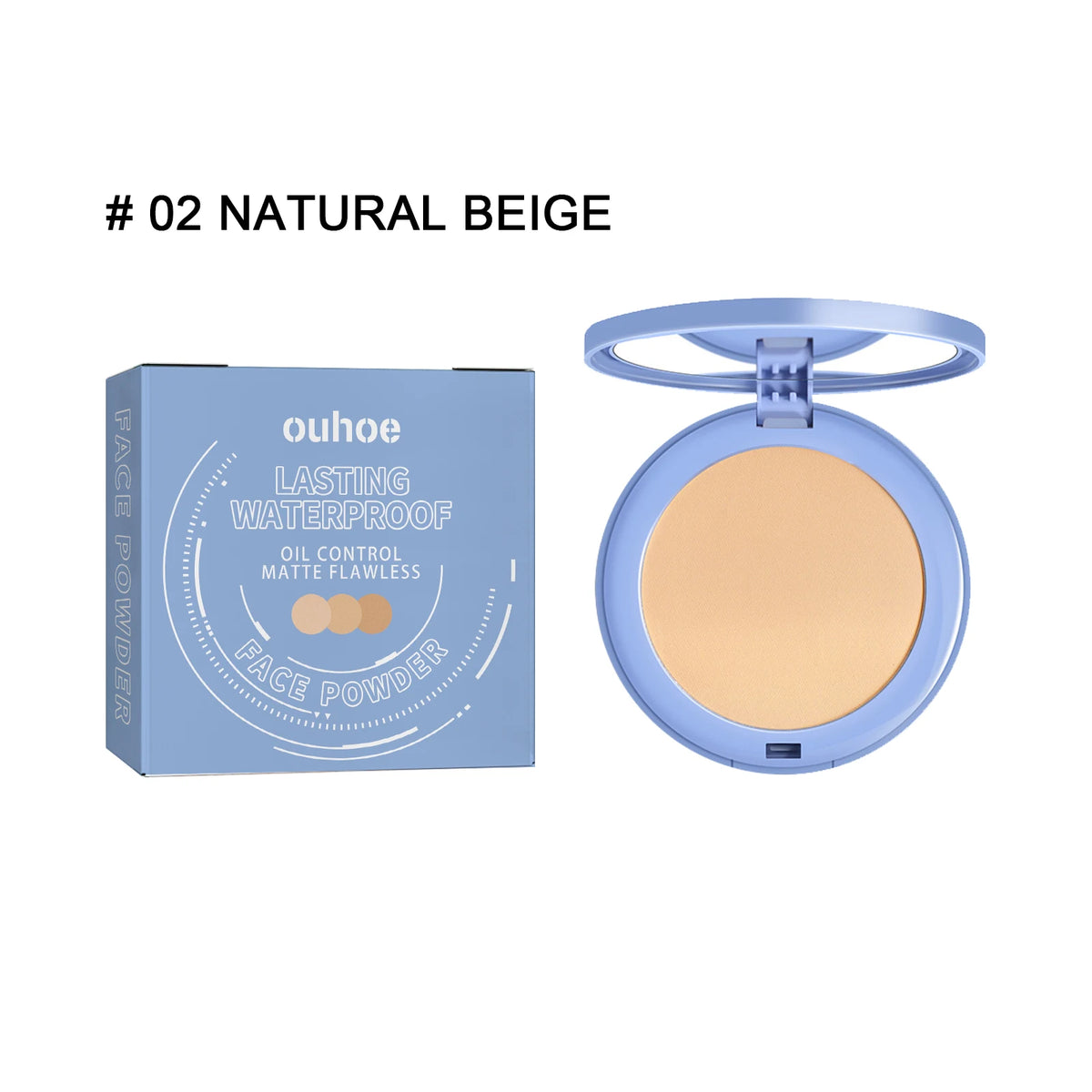 Waterproof Sweatproof Setting Powder Brightens Conceals Natural OilControl Invisible Pores Lasting Matte FullCoverage