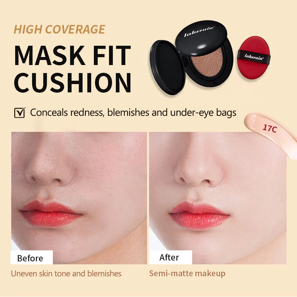 Mask Fit Cushion Foundation Natural Moisturizing Concealer Whitening Oil-control Women Base Long-lasting Makeup Korean Cosmetics - AliExpress 66