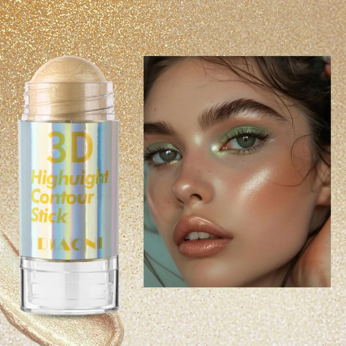 6 Colors 3D Face Brighten Highlighter Bar Cosmetic Face Contour Bronzer Shimmer Highlighter Stick Concealer Cream Makeup tool - AliExpress 66
