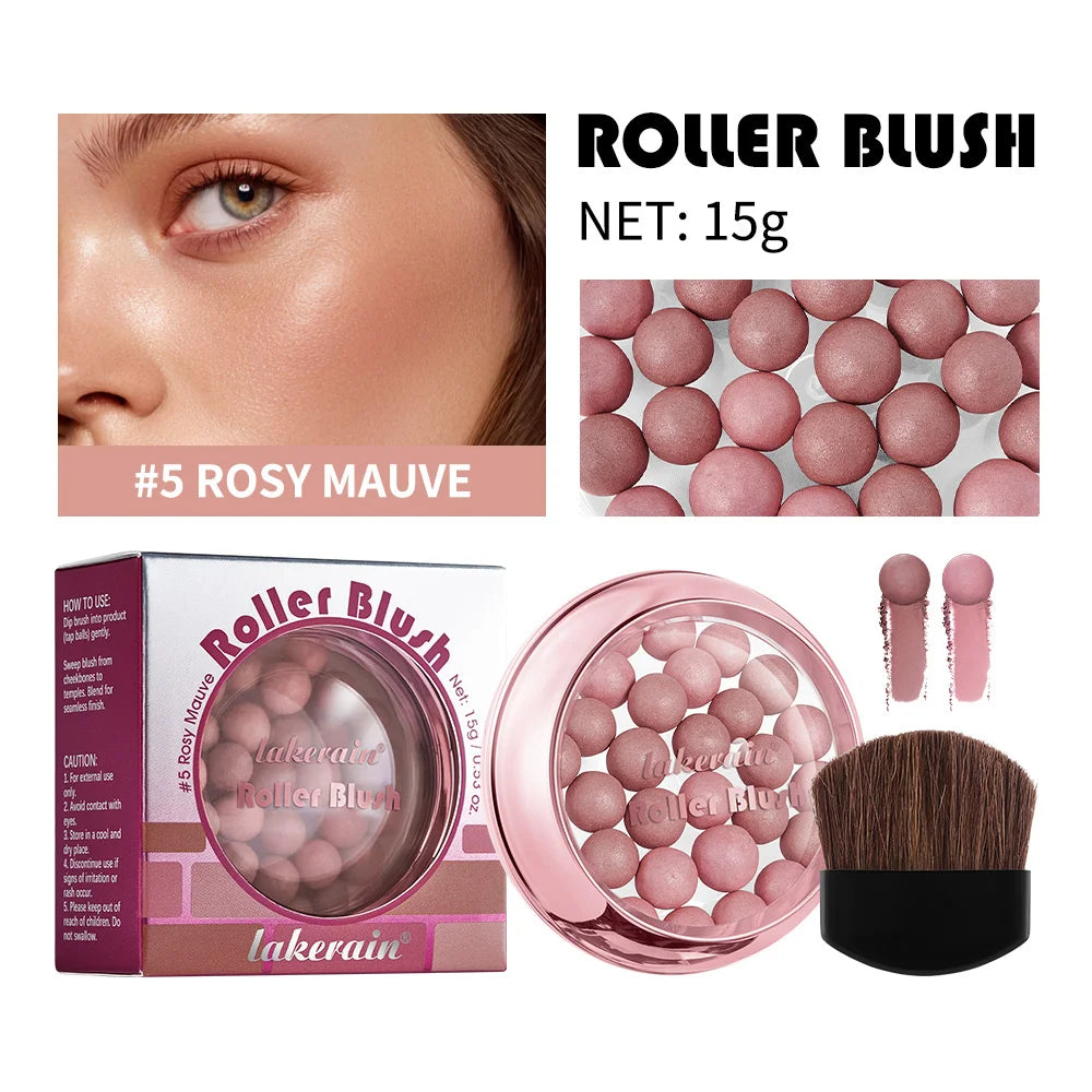 lakerain Spherical Blush Roll-on Natural Shimmer 6 Colors