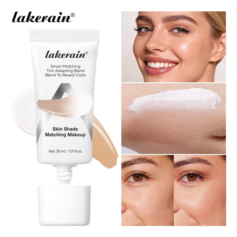 Lakerain Color Changing Liquid Foundation Brightening Moisturizing Skin SPF 15 Sunscreen Natural Even Skin Tone Slight Concealer - AliExpress 66