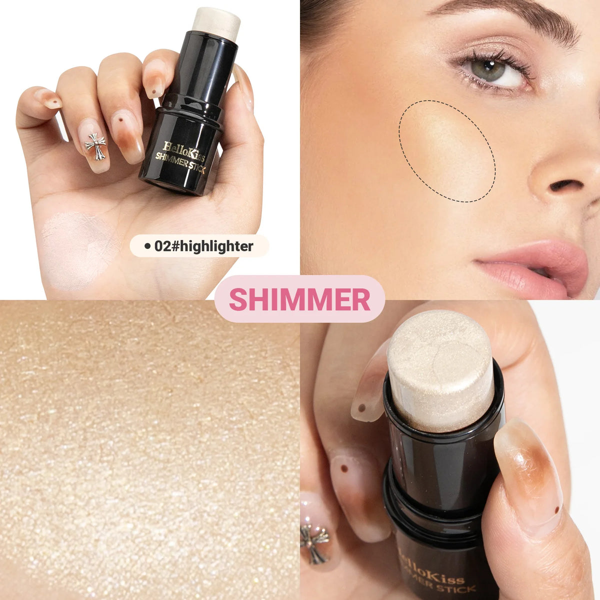15 Color Waterproof Shimmer Face Bronzer Highlighters Glitter Corrector Contour Illuminator Stick Creamy Blush Makeup Cosmetics - AliExpress 66