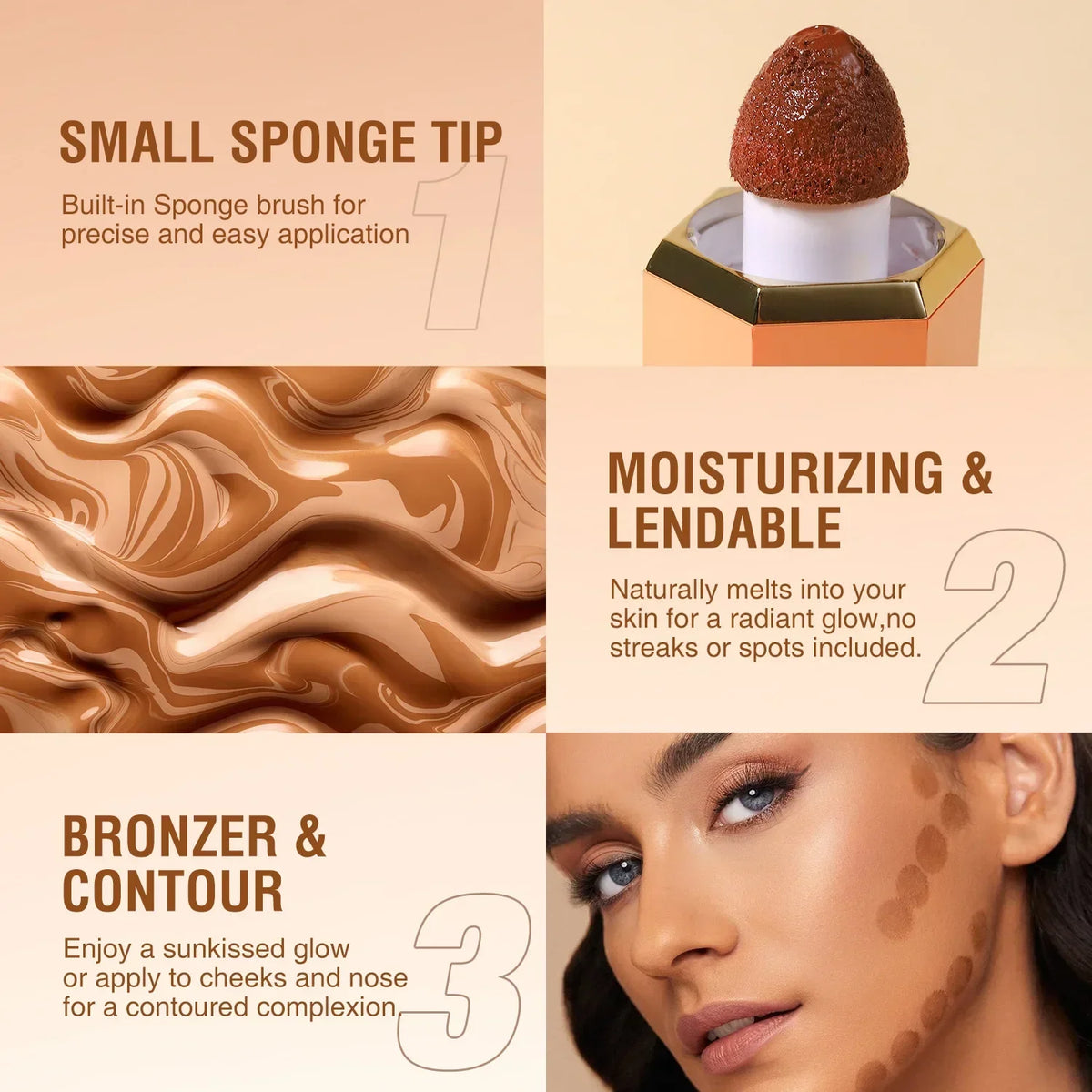 Liquid Contour Stick Natural Matte Highlighters Nose Shadow Cream Lasting Contouring Brighten Highlighter Face Makeup Cosmetics - AliExpress 66