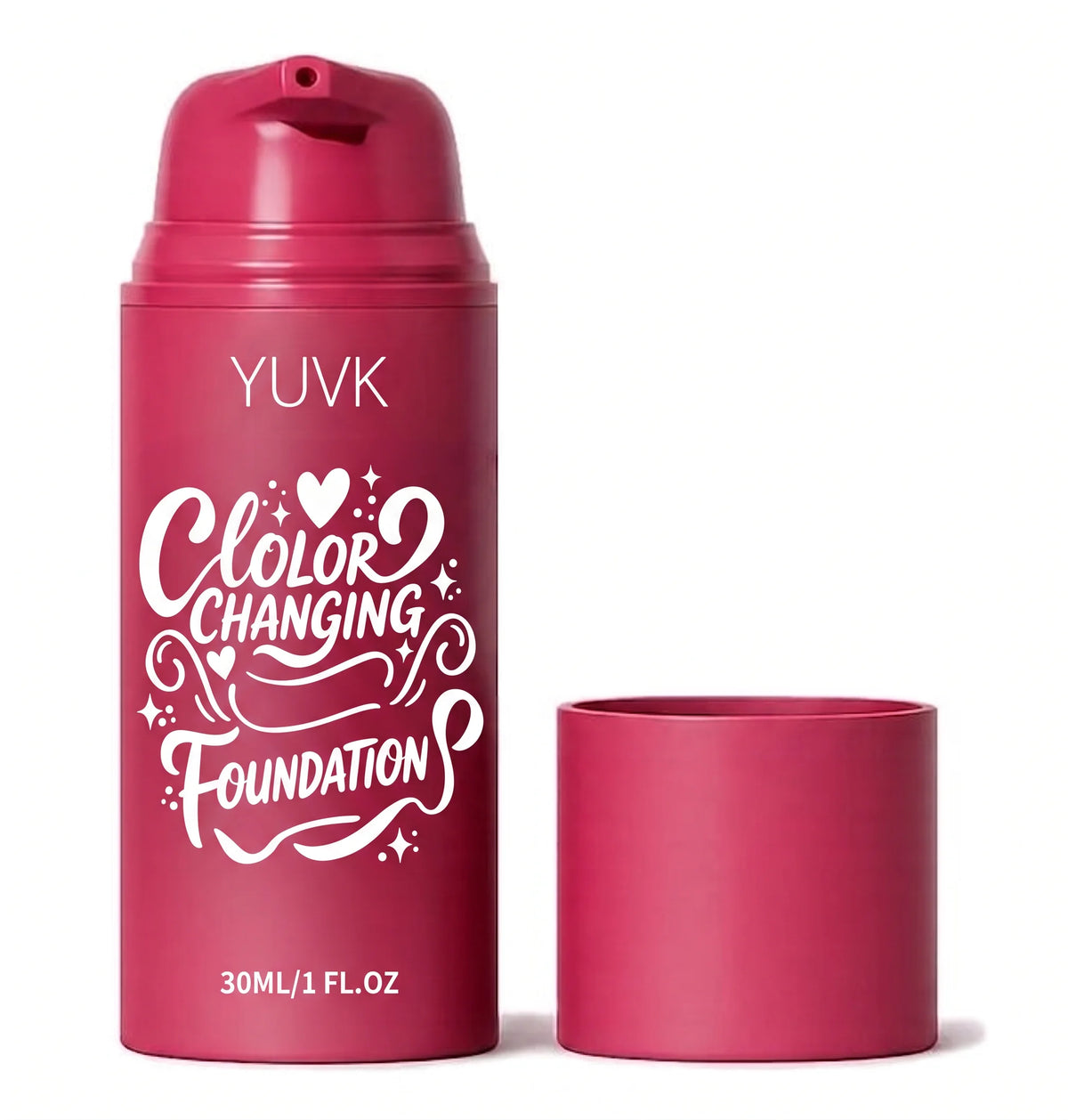 YUVK Light Hydrating Skin Fit Tone Up Cream Long Wear No Floating Powder 30ML