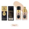 MISS ROSE 30ml Concealer Liquid Foundation Moisturizing Nourishing Lightweight Comfortable Wear Face Makeup Foundation Cream