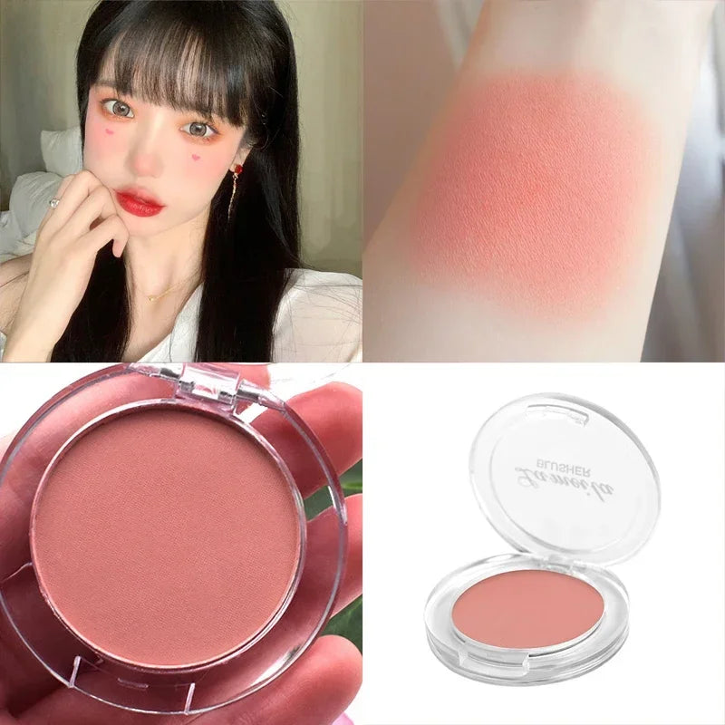 Blush Peach Palette 6 Colors Face Mineral Pigment Cheek Blusher Powder Makeup Professional Contour Shadow Pink Blusher Cosmetics - AliExpress 66