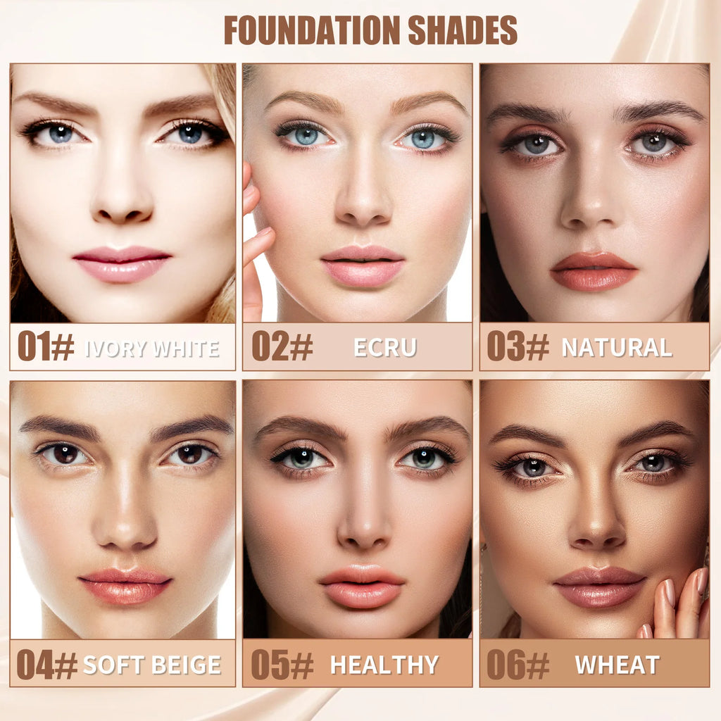 Full Coverage Foundation, Matte Finish Oil-control Liquid Foundation, Covering Blemishes And Dark Spot, Concealer Cream - AliExpress 66
