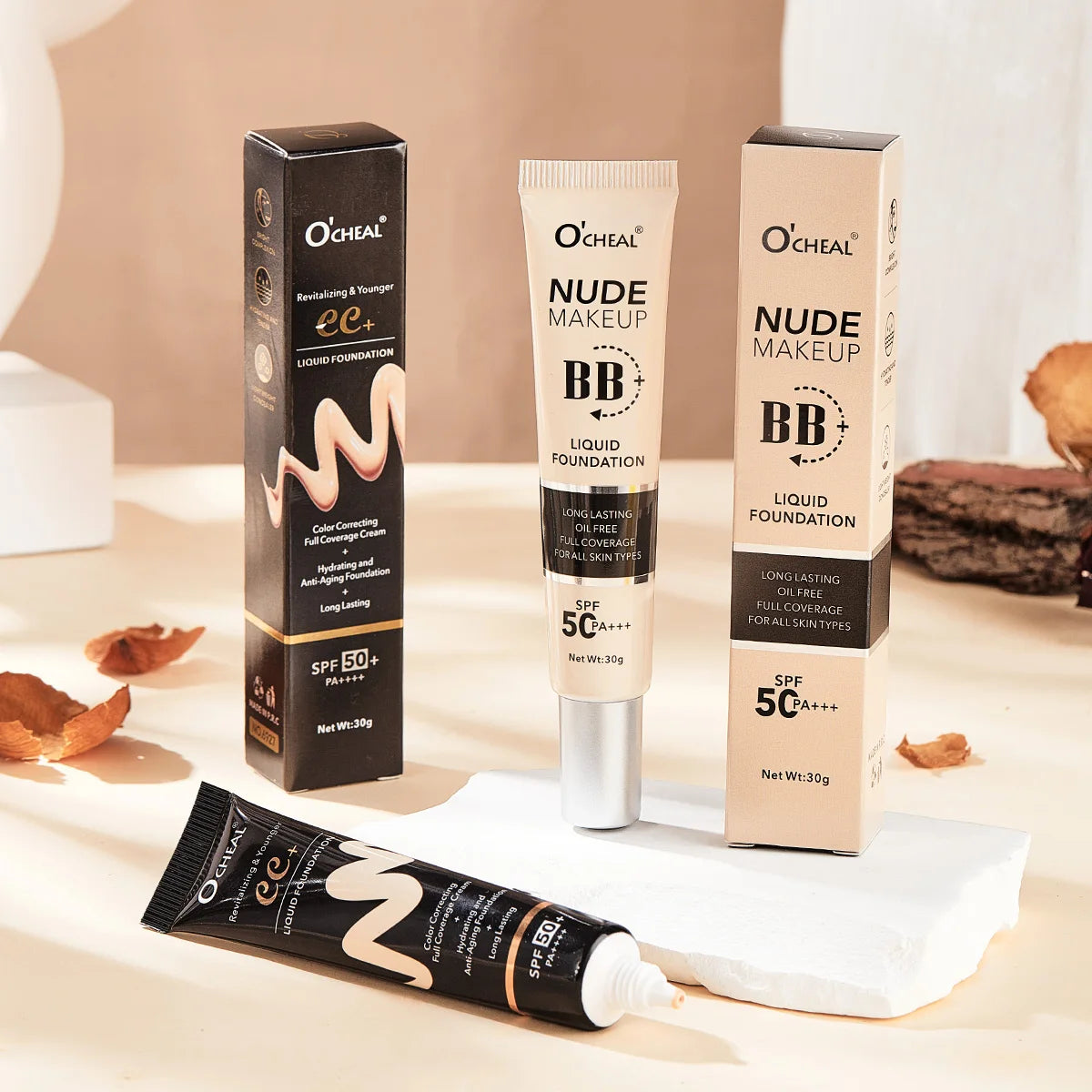 BB Cream SPF50 PA Plus Face Waterproof Foundation Long Lasting Brightening Primer Sunscreen Makeup Base Woman Makeup Cosmetics - AliExpress 66