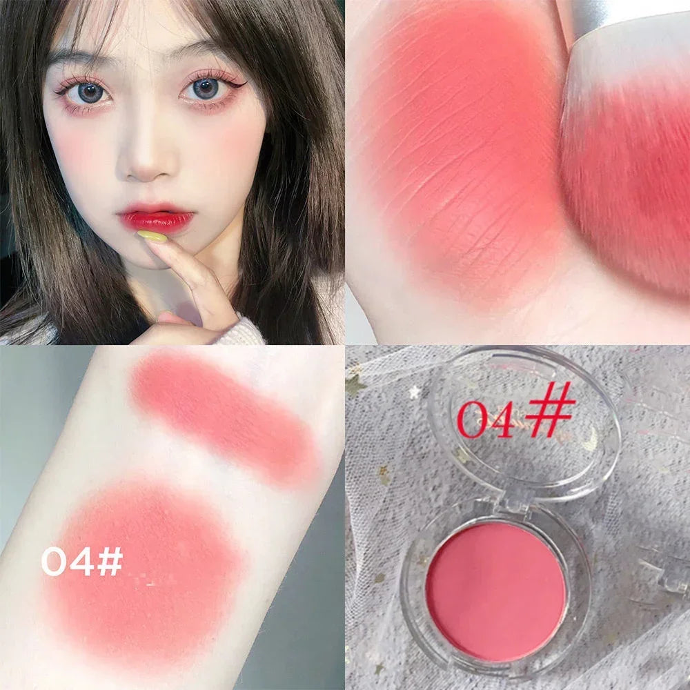 Blush Peach Palette 6 Colors Face Mineral Pigment Cheek Blusher Powder Makeup Professional Contour Shadow Pink Blusher Cosmetics - AliExpress 66