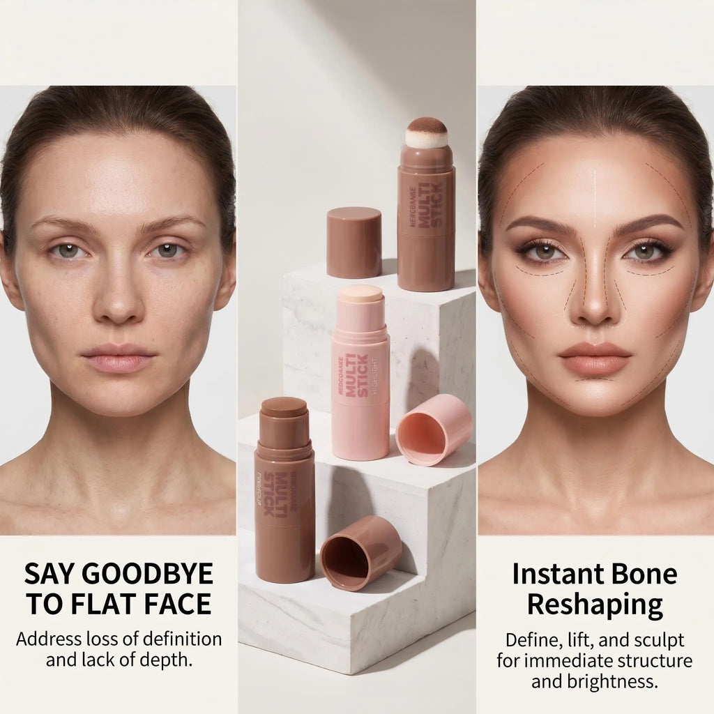 Herorange Dual Tip Face Sculpting Stick Natural Shading Highlight Create Slim V Face Beginner Daily Cosmetic
