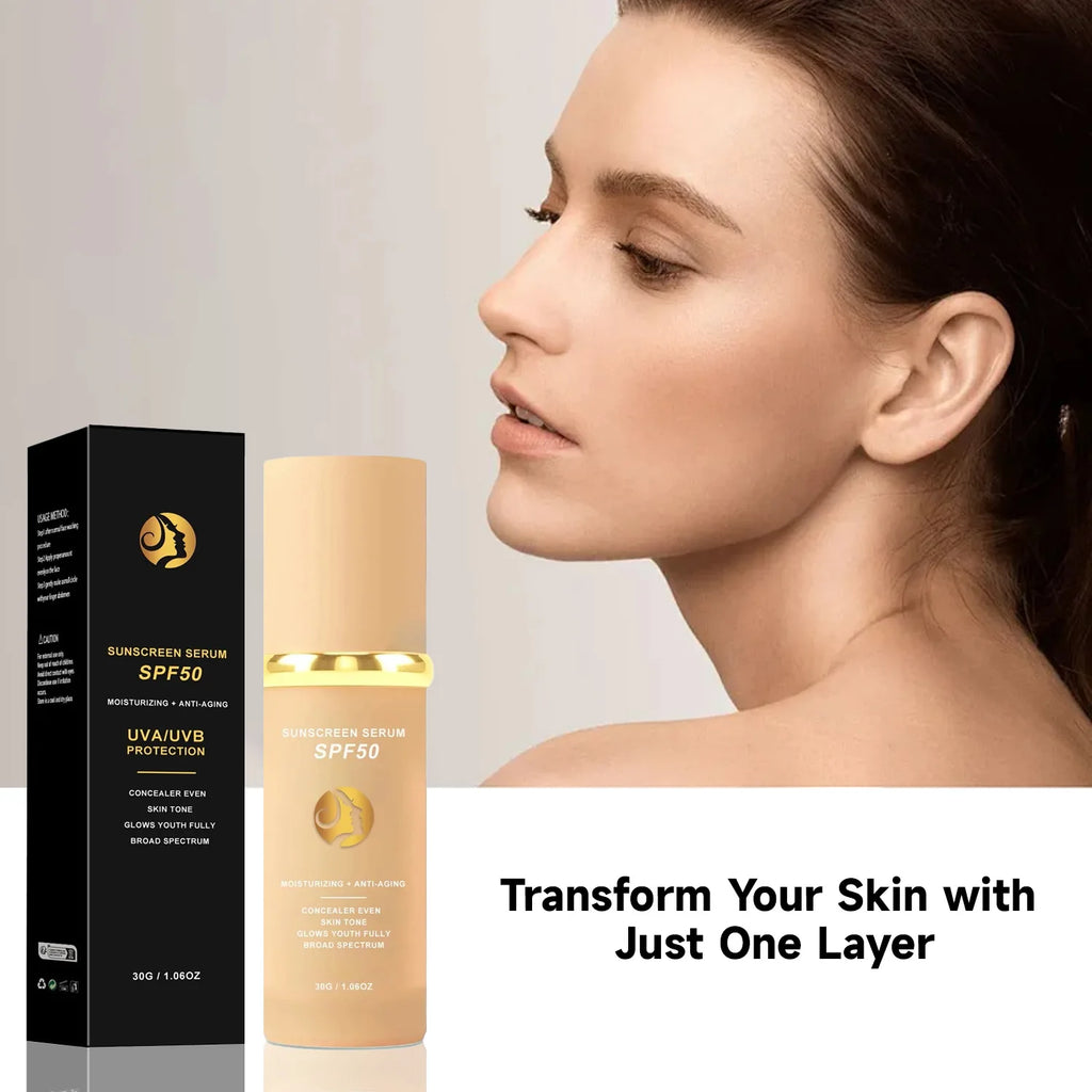 4-in-1 Foundation Liquid Makeup 4 In 1 Foundation Light Spectrum Sunscreen Serum Liquid Hydrating Full Coverage Concealer SPF 50 - AliExpress 66