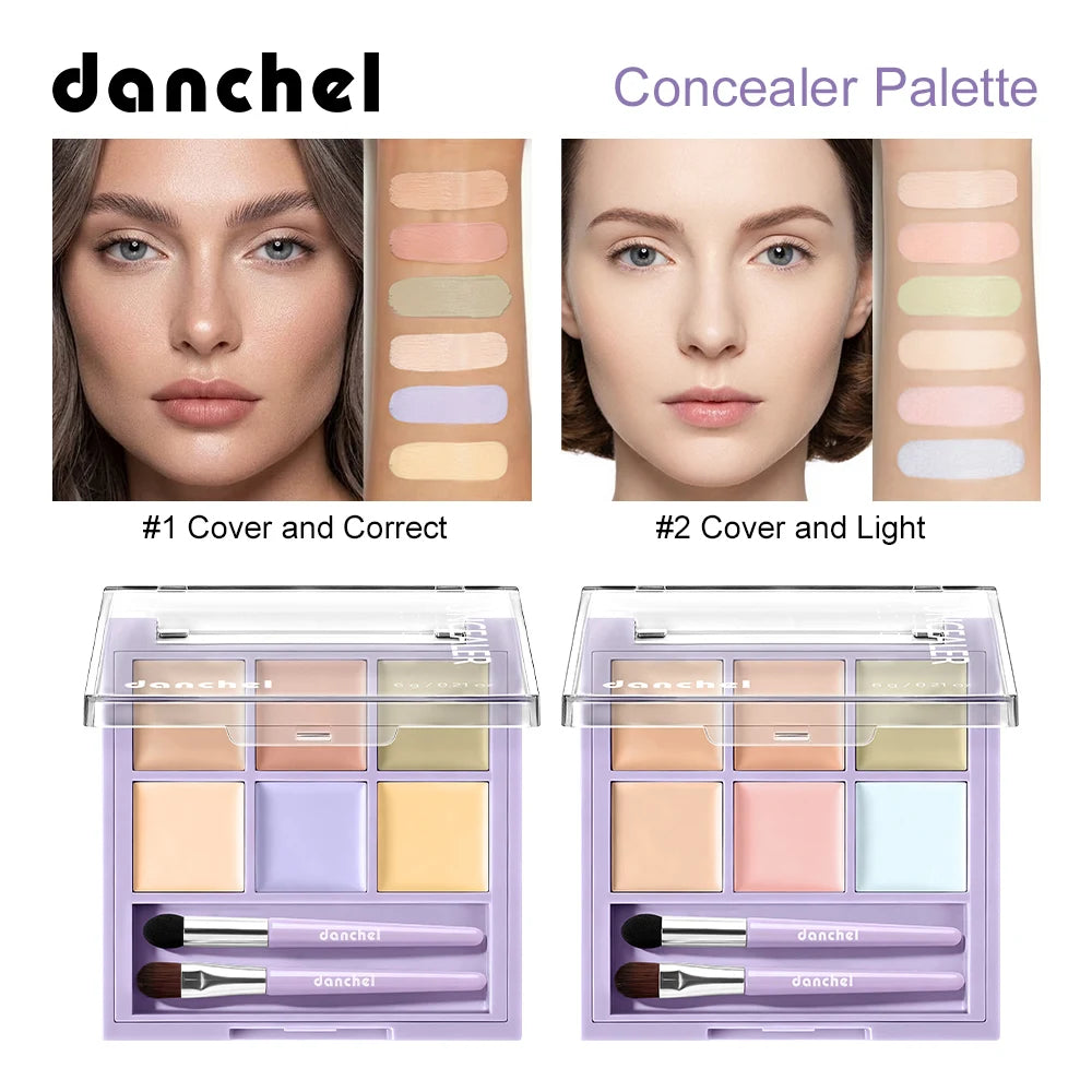 Concealer Palette Matte Finish Decorate Dark Circle Even Skin Tone Concealer,Color Correction,Brightening 3 in 1 Conceal Palette - AliExpress 66