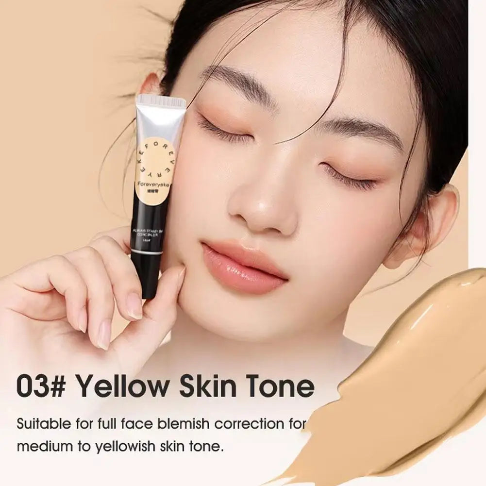 Full Coverage Concealer Cream Liquid Foundation for Dark Eye Circles Acne Pimple Marks Waterproof Longlasting Face Makeup - AliExpress 66